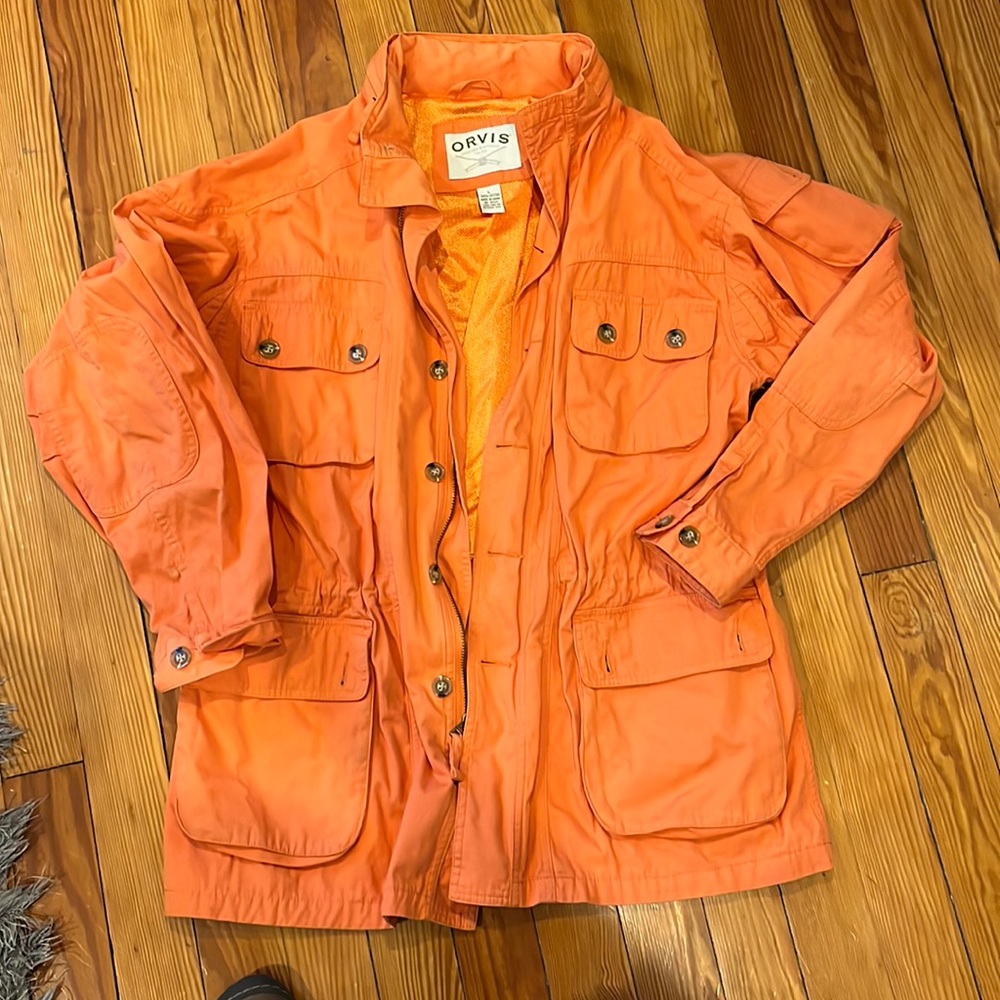Vintage Orvis men’s jacket zip and hoodie